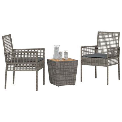 Have Bistro Sæt 3 pcs Grå polyrattan