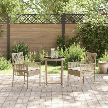 Have Bistro Sæt 3 pcs Beige polyrattan