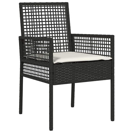 Have Bistro Sæt 3 pcs Sort polyrattan