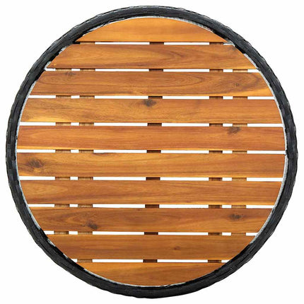 Have Bistro Sæt 3 pcs Sort polyrattan