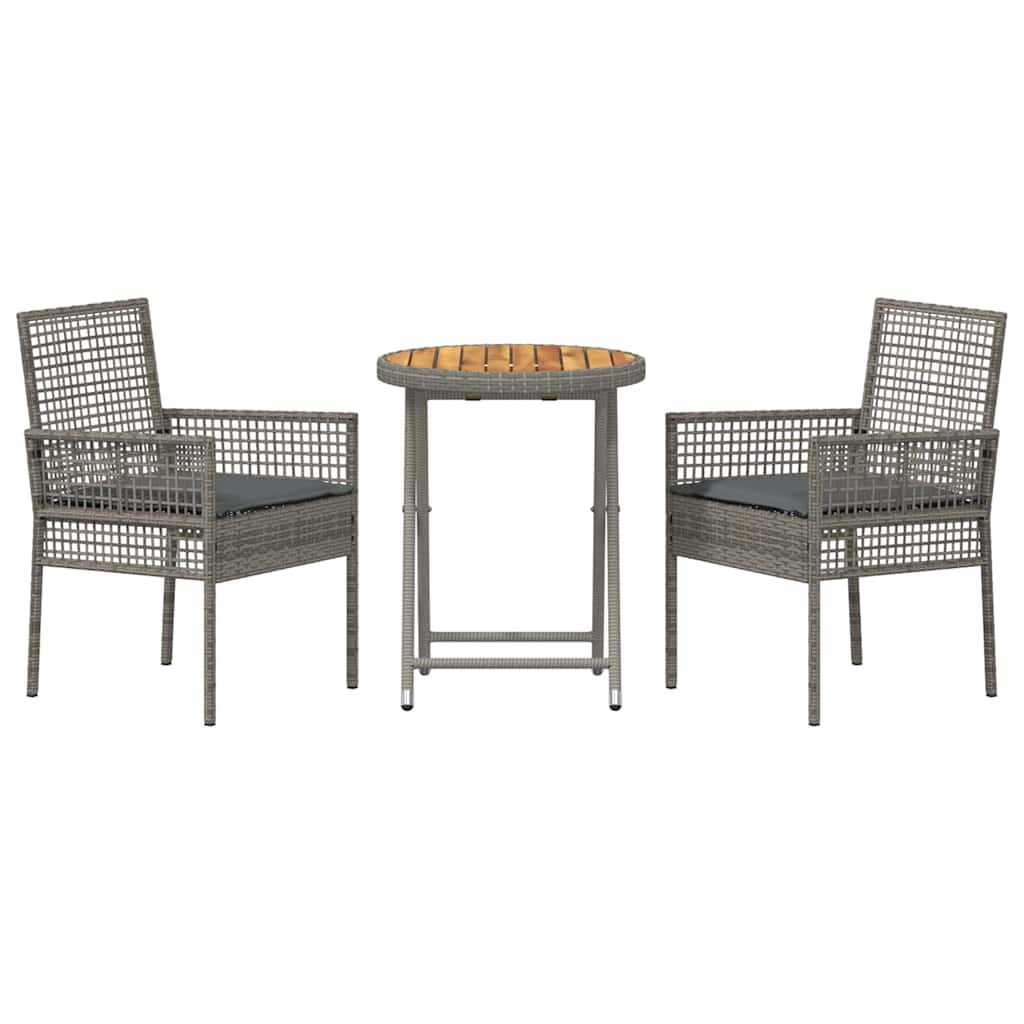 Have Bistro Sæt 3 pcs Grå polyrattan