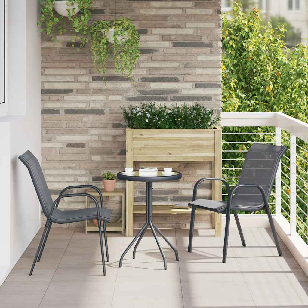 Have Bistro Sæt 3 pcs Grå Stål