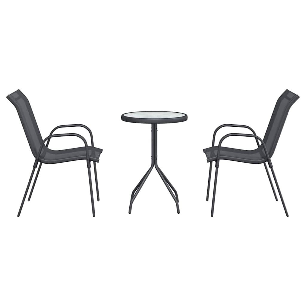 Have Bistro Sæt 3 pcs Grå Stål