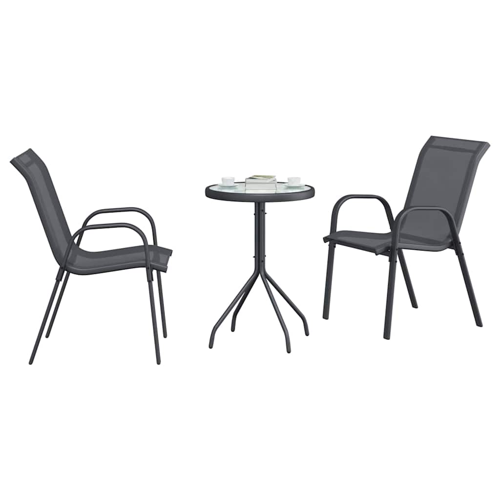 Have Bistro Sæt 3 pcs Grå Stål