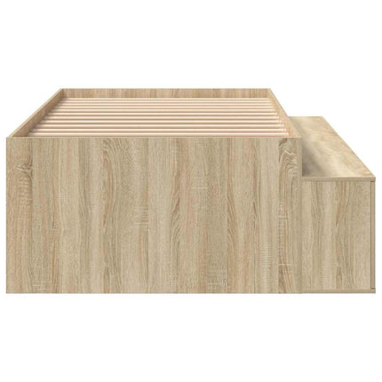 Sengestel med skuffe Sonoma eg 90 x 190 cm Konstrueret træ