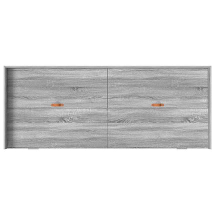 Sengestel med skuffe Grå Sonoma 90 x 200 cm Konstrueret træ