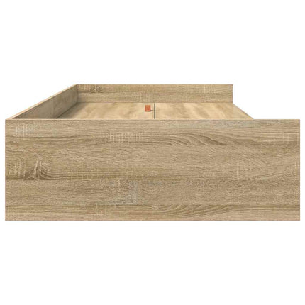 Sengestel med skuffe Sonoma eg 90 x 190 cm Konstrueret træ