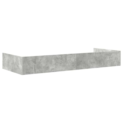 Sengestel med skuffe Beton Grå 90 x 190 cm Konstrueret træ