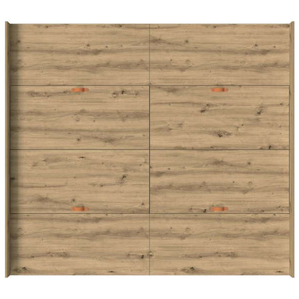 Seng med opbevaring Artisan Egetræ 180 x 200 cm Konstrueret træ