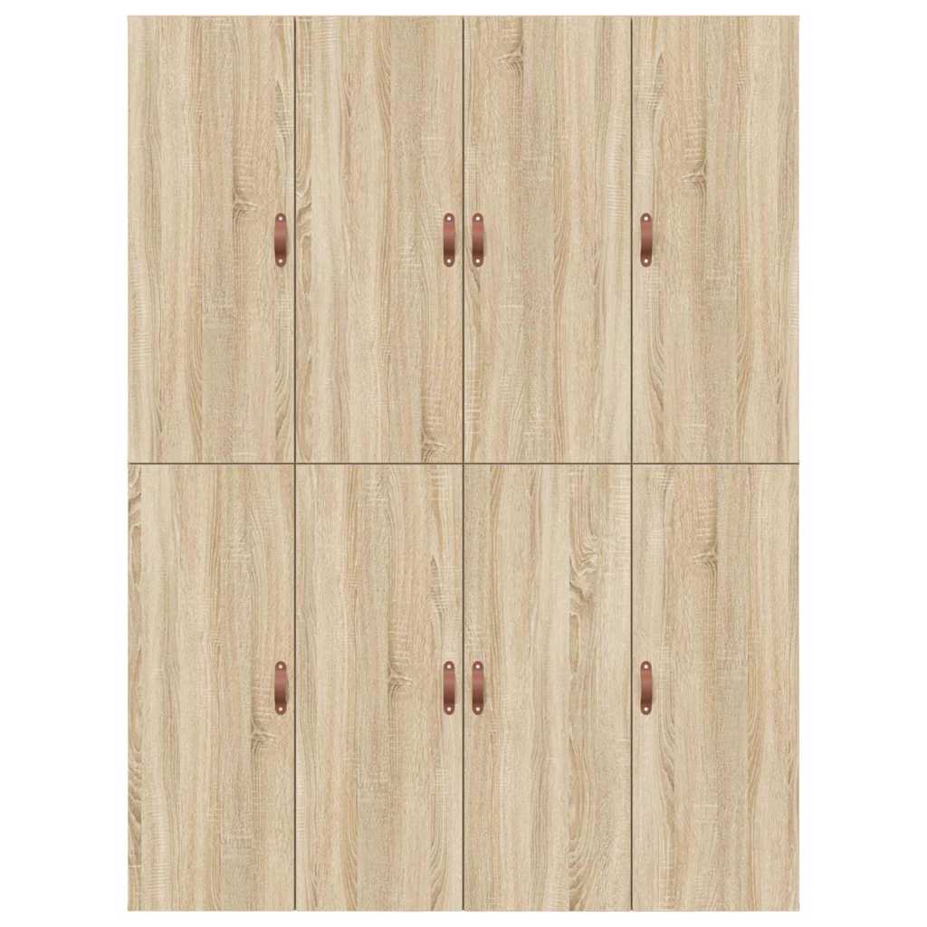 Seng med opbevaring Sonoma eg 140 x 200 cm Konstrueret træ
