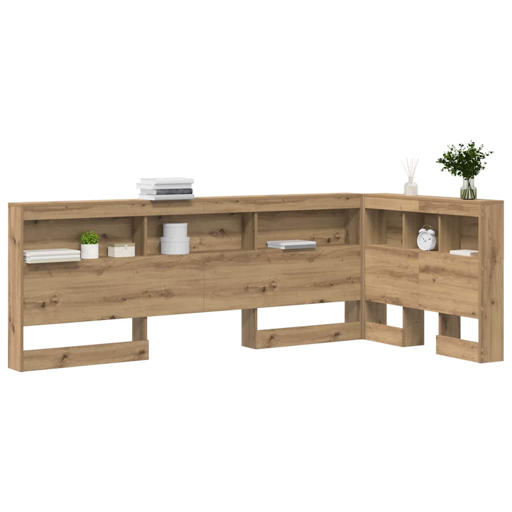 Opbevaringshovedgavl Artisan Egetræ 100 cm Konstrueret træ