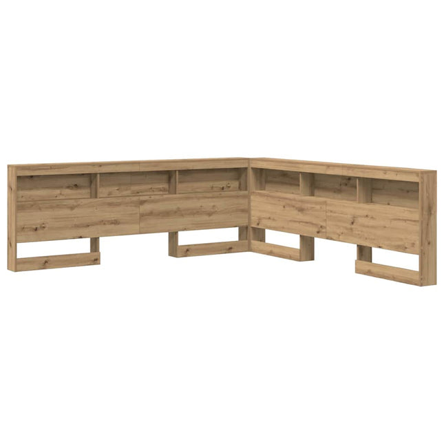 Opbevaringshovedgavl Artisan Egetræ 200 cm Konstrueret træ