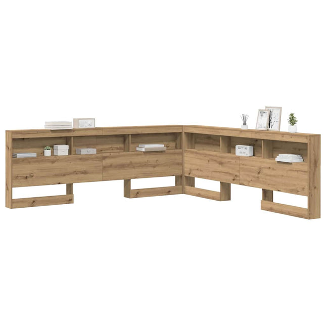 Opbevaringshovedgavl Artisan Egetræ 200 cm Konstrueret træ