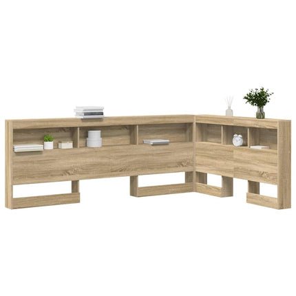Opbevaringshovedgavl Sonoma eg 120 cm Konstrueret træ