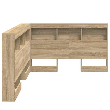 Opbevaringshovedgavl Sonoma eg 120 cm Konstrueret træ