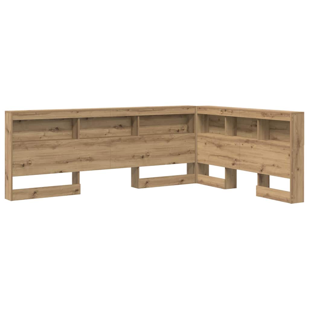 Opbevaringshovedgavl Artisan Egetræ 160 cm Konstrueret træ