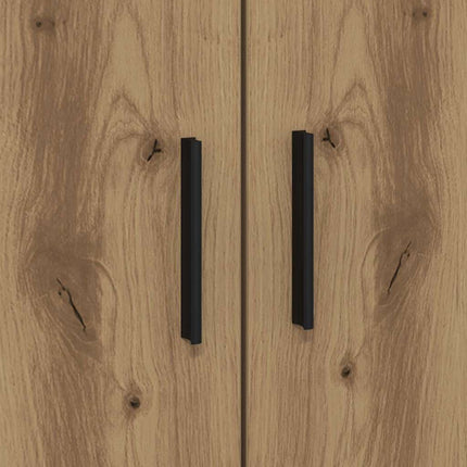 Seng med opbevaring Artisan Egetræ 75 cm Konstrueret træ