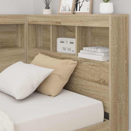 Bogreol Seng Sonoma eg 75 x 190 cm Konstrueret træ