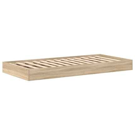 Bogreol Seng Sonoma eg 75 x 190 cm Konstrueret træ