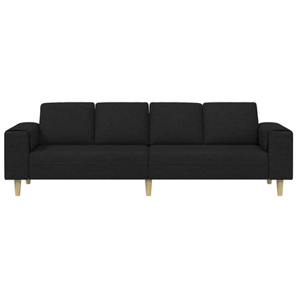 Stue Sofa Sort 250 x 77 x 76 cm Polyester