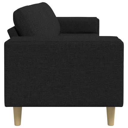 Stue Sofa Sort 250 x 77 x 76 cm Polyester