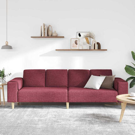 Stue Sofa Vinrød 250 x 77 x 76 cm Polyester