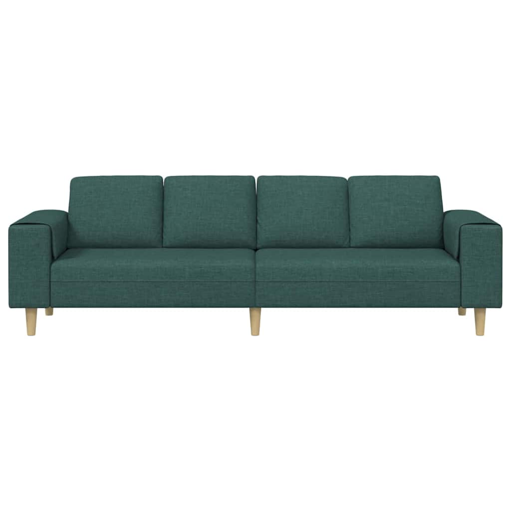 Sofa Sæt Mørkegrøn Stof