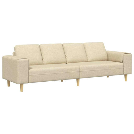 Stue Sofa Creme 250 x 77 x 76 cm Polyester