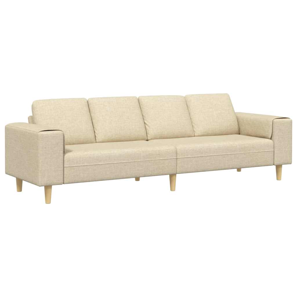 Sofa Sæt Creme Stof