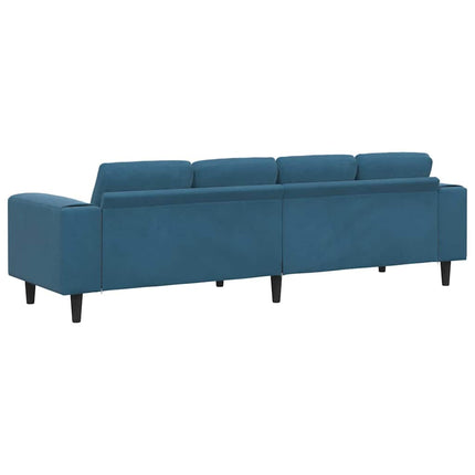 Stue Sofa Blå 250 x 77 x 76 cm