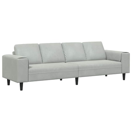 Stue Sofa Lysegrå 250 x 77 x 76 cm