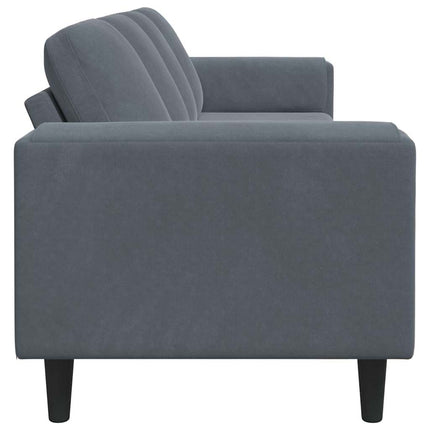 Stue Sofa Mørkegrå 250 x 77 x 76 cm