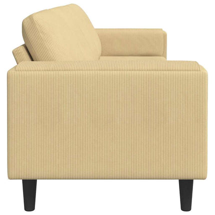 Sofa Grågrøn 250 x 77 x 76 cm Velourstof