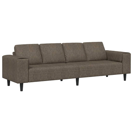Stue Sofa Mørkegrå 250 x 77 x 76 cm