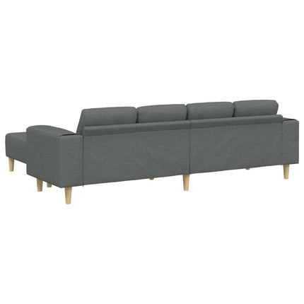 Stue Sofa 3 pcs Mørkegrå Polyester