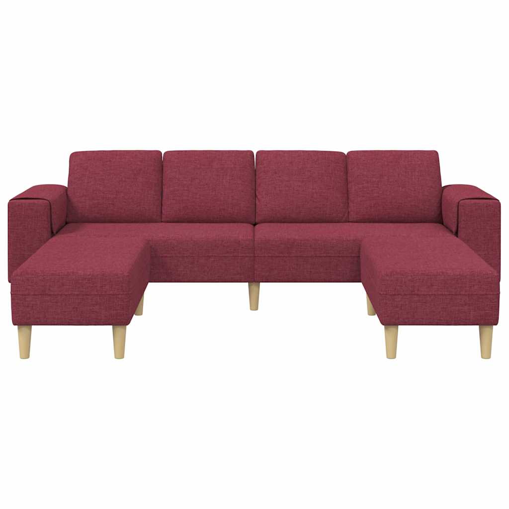 Sofa Sæt Vinrød Stof