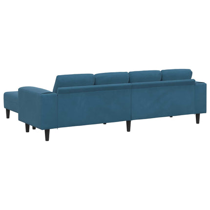 Stue Sofa 3 pcs Blå 250 x 188 x 76 cm