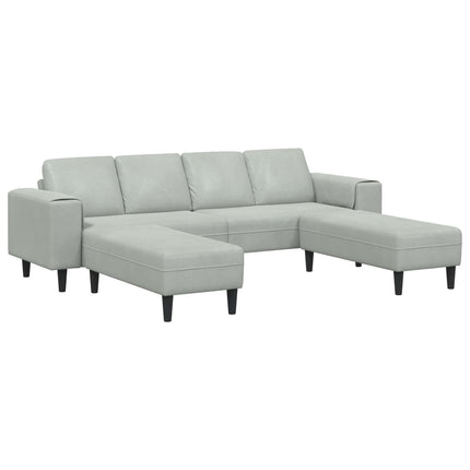 Stue Sofa 3 pcs Lysegrå 250 x 188 x 76 cm