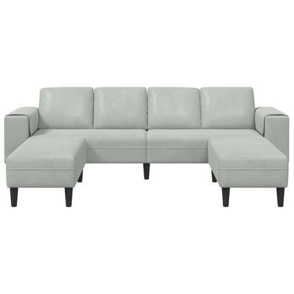 Stue Sofa 3 pcs Lysegrå 250 x 188 x 76 cm