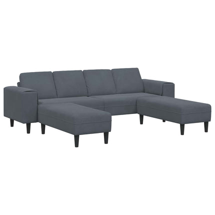 Stue Sofa 3 pcs Mørkegrå 250 x 188 x 76 cm