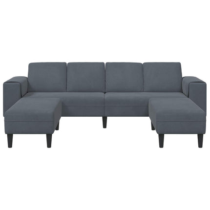 Stue Sofa 3 pcs Mørkegrå 250 x 188 x 76 cm