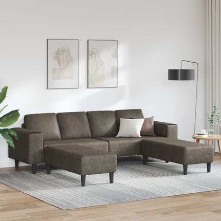 Stue Sofa 3 pcs Mørkegrå