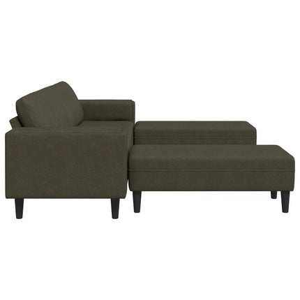 Stue Sofa 3 pcs Army Grøn