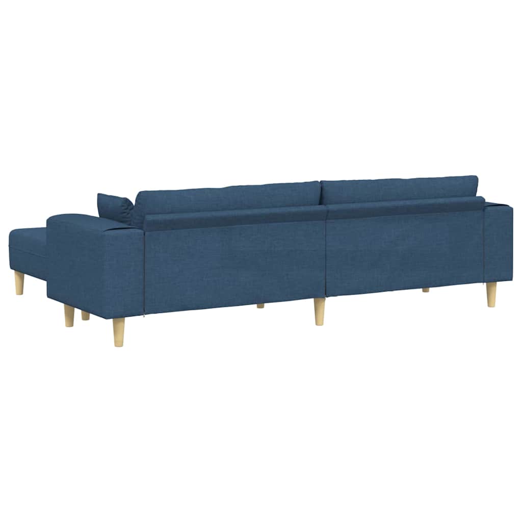 Stof sofa med pude Blå 208 cm Stof