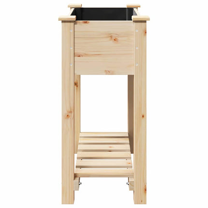 Have Blomsterkrukke Beige 71 x 37 x 76,5 cm Massivt Fyrretræ