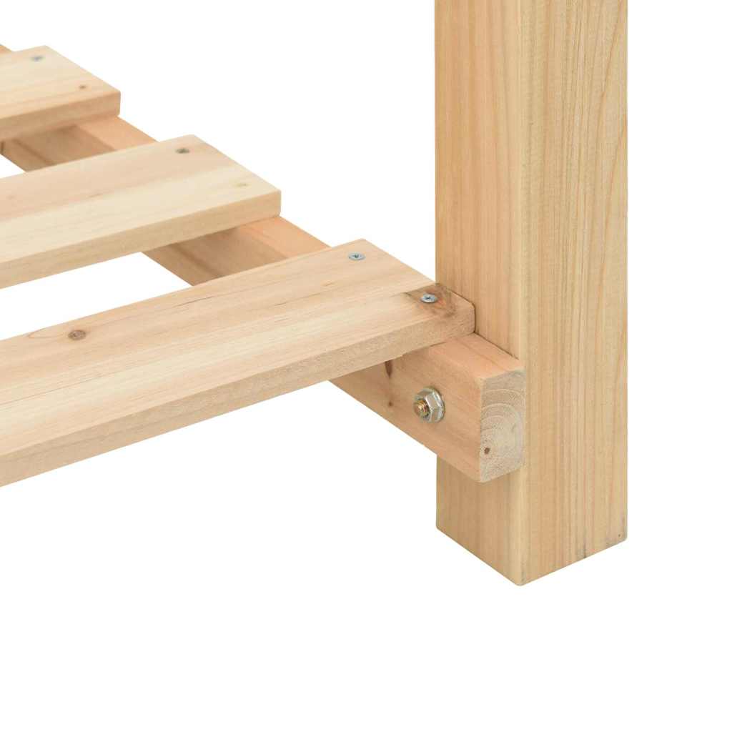 Have Blomsterkrukke Beige 115 x 59 x 76.5 cm Massivt fyrretræ