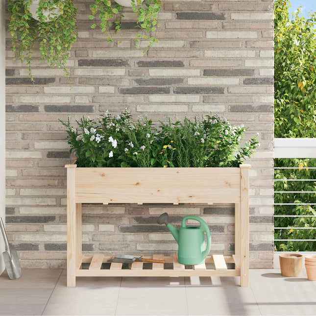 Have Blomsterkrukke Beige 115 x 59 x 76,5 cm Massivt Fyrretræ
