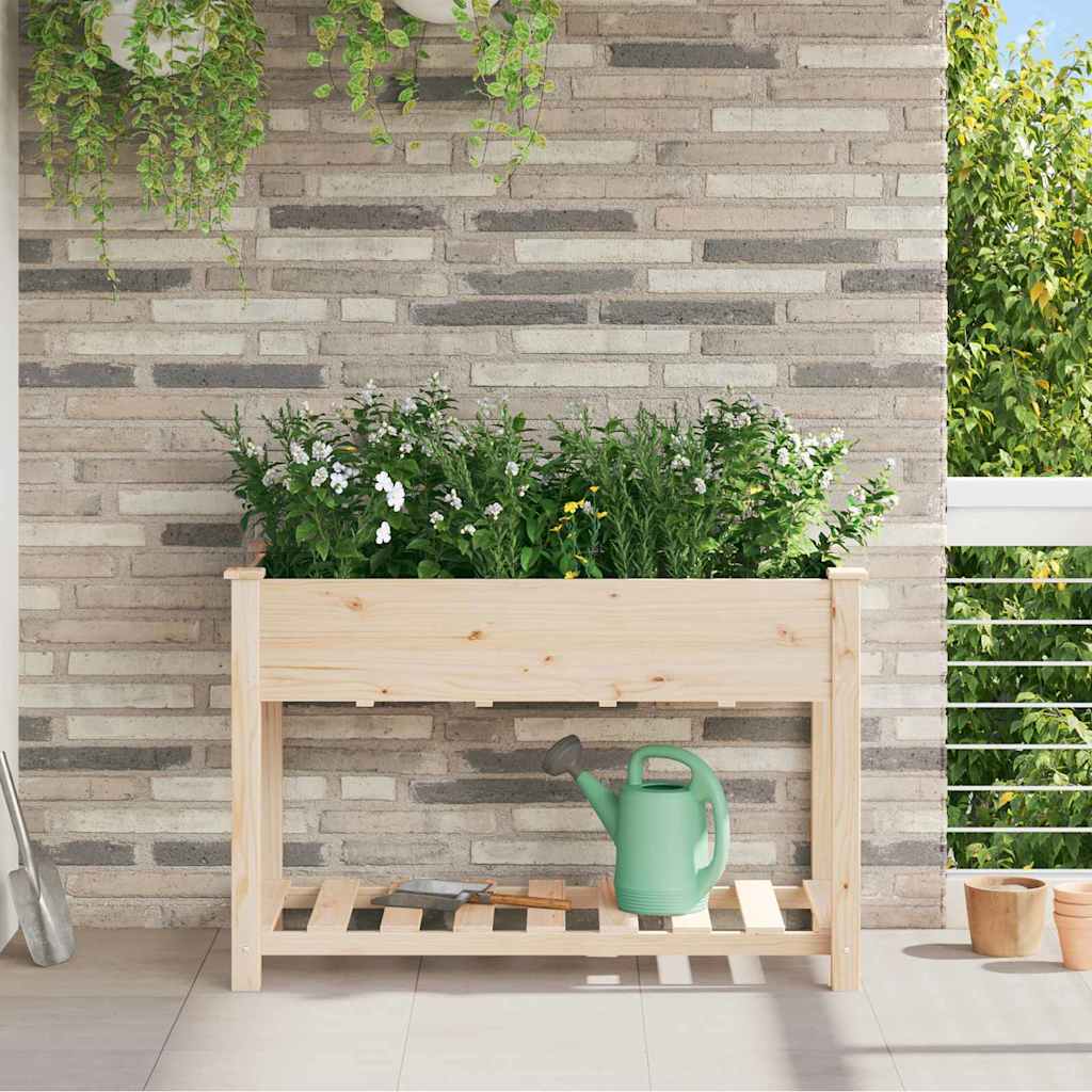 Have Blomsterkrukke Beige 115 x 59 x 76,5 cm Massivt Fyrretræ