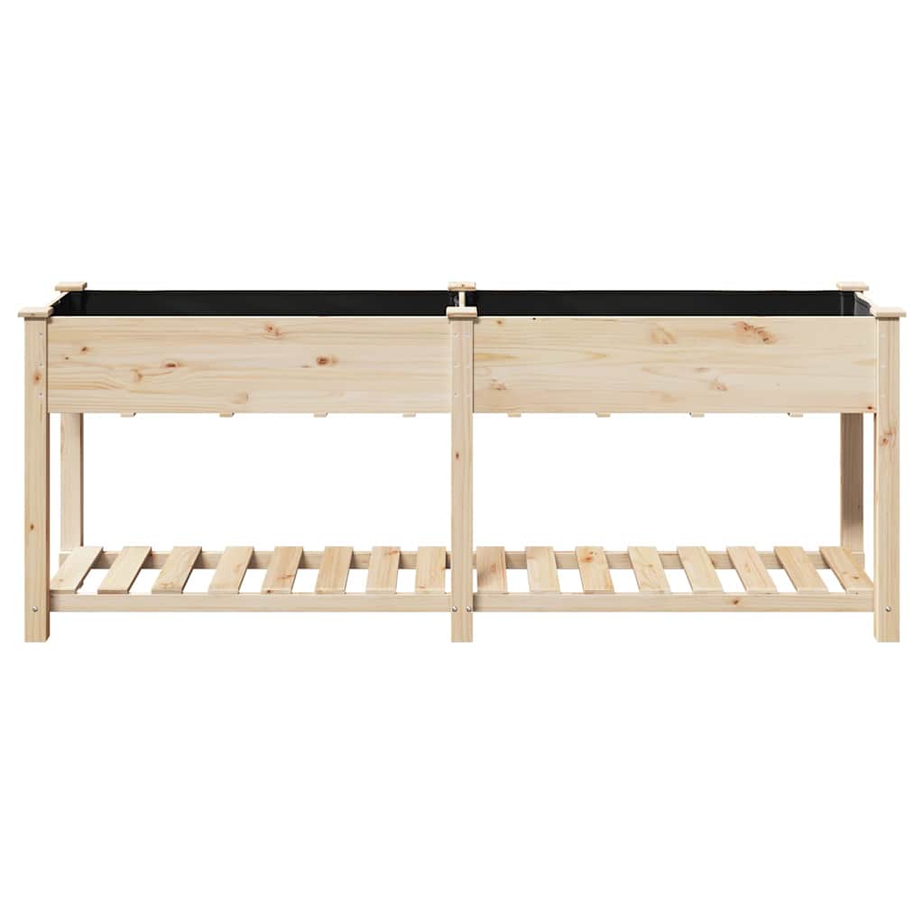 Have Blomsterkrukke Beige 203 x 53 x 76.5 cm Massivt fyrretræ