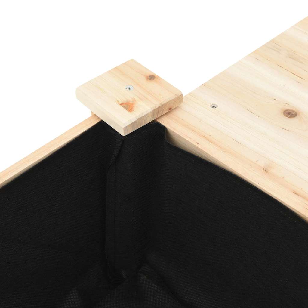 Have Blomsterkrukke Beige 155 x 59 x 76.5 cm Massivt fyrretræ